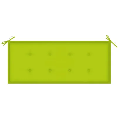 Bancă Grădină Stivuibilă cu Pernă - Lemn Tec | Livrare Gratuită