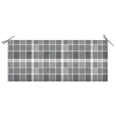 Bancă Grădină Stivuibilă cu Pernă - Lemn Tec | Livrare Gratuită