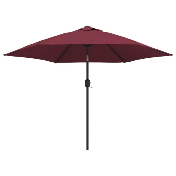 Umbrelă de soare cu LED-uri solare, 300 cm | Livrare Gratuită