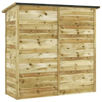 Șopron Unelte Grădină - Lemn Pin Impregnat - Depozitare Sigură