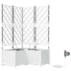 Set 3 Ghivece cu Irigație Auto - Alb | Livrare Gratuită 2