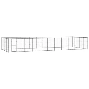 Padoc Câini Exterior 53m² Oțel | Livrare Gratuită