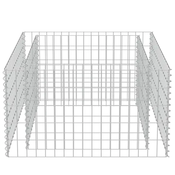 Strat Înălțat Gabion - Oțel Galvanizat - Livrare Gratuită