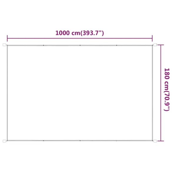 Copertină Verticală Verde Oxford - 180x1000 cm Copertină Verticală Verde Oxford - 180x1000 cm