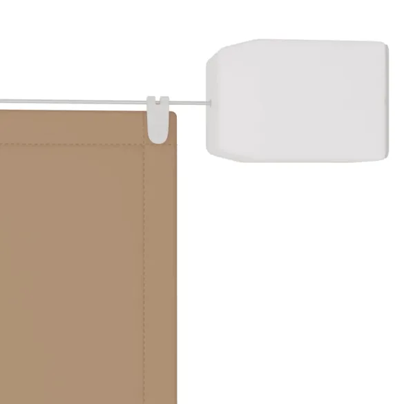 Copertină Verticală Gri Taupe 180x1000 cm - Oxford Rezistent Copertină Verticală Gri Taupe 180x1000 cm - Oxford Rezistent