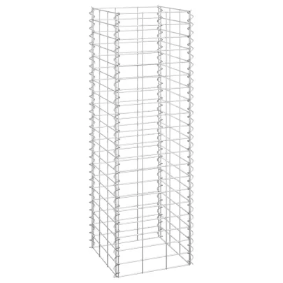 Gabioane Înălțate - Set 3 Buc - 30x30x100 cm - Fier