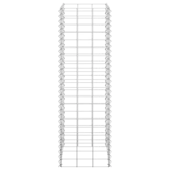 Gabioane Înălțate - Set 3 Buc - 30x30x100 cm - Fier