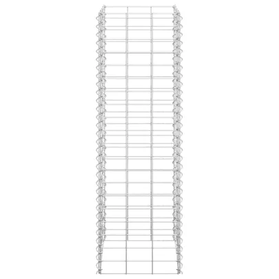 Gabioane Înălțate - Set 3 Buc - 30x30x100 cm - Fier