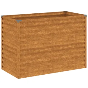 Strat Ridicat Grădină Oțel Corten | Livrare Gratuită 2