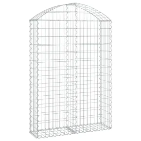 Coș Gabion Arcuit Fier Galvanizat | Barieră Decorativă Grădină 2