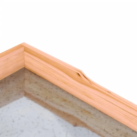 Masă de plante cu raft - lemn masiv de brad - 78x38x82,5 cm