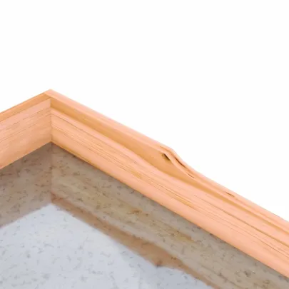 Masă de plante cu raft - lemn masiv de brad - 78x38x82,5 cm