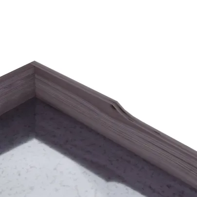 Masă de Plante cu Raft - Lemn Masiv, Gri - 78x38x82,5 cm