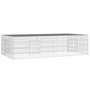 Cușcă iepuri fier galvanizat - 2 camere - Livrare gratuită 2