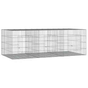 Cușcă Iepuri 163x79x54 cm - Fier Galvanizat | Livrare Gratuită 2