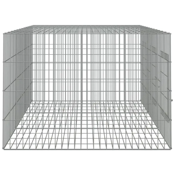Cușcă Iepuri 163x79x54 cm - Fier Galvanizat | Livrare Gratuită