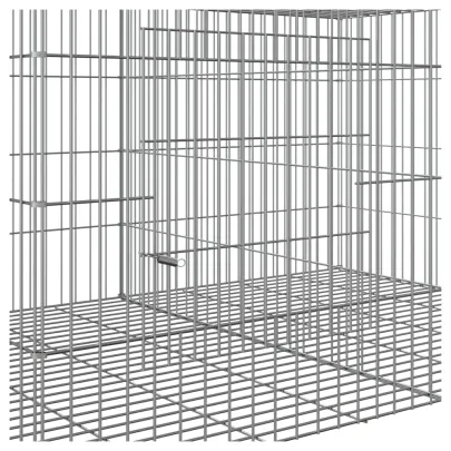 Cușcă Iepuri 163x79x54 cm - Fier Galvanizat | Livrare Gratuită
