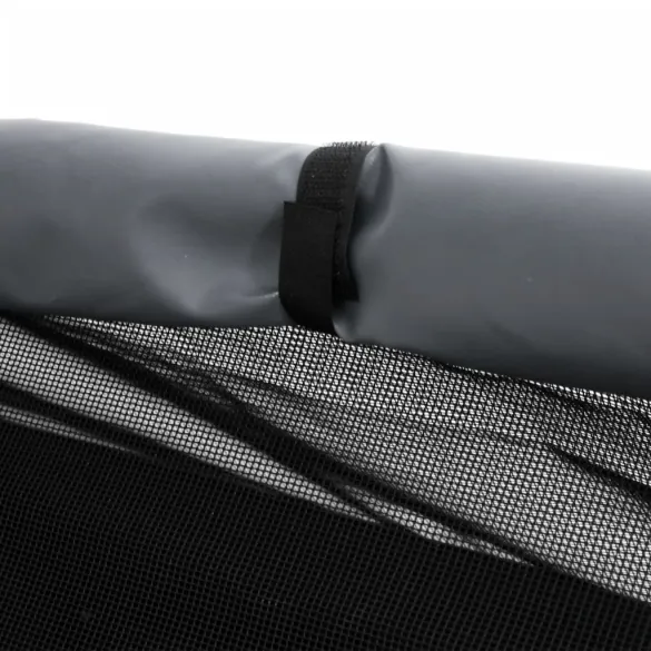 Casă Câini Gri, Oxford și Oțel - Livrare Gratuită