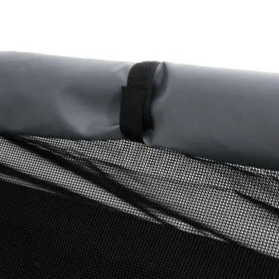 Casă Câini Gri, Oxford și Oțel - Livrare Gratuită