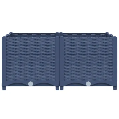 Strat Înălțat Grădinărit 80x80 cm - Polipropilenă Rezistentă