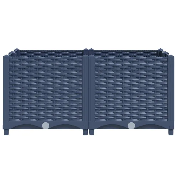 Strat Înălțat Grădinărit 80x80 cm - Polipropilenă Rezistentă