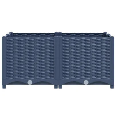 Strat Înălțat Grădinărit 80x80 cm - Polipropilenă Rezistentă