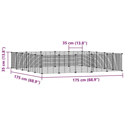 Cușcă Animale Companie Modulară Oțel - Livrare Gratuită