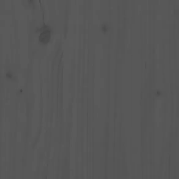 Jardinieră Gri Lemn Masiv de Pin - 112x25x66 cm | Livrare Gratuită