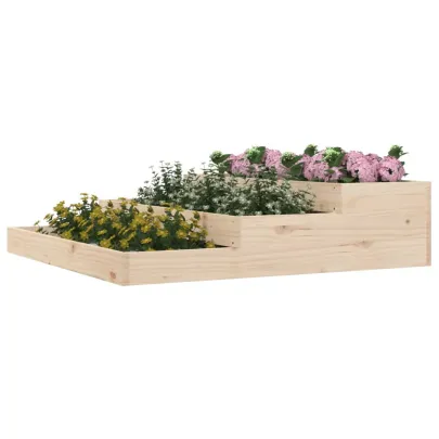Jardinieră lemn masiv de pin 107x107x27 cm - Livrare gratuită