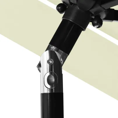 Umbrelă Grădină 3 Niveluri - Aluminiu - Nisipiu - 2,5m