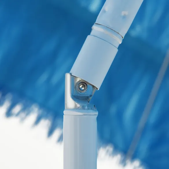 Umbrelă de plajă Hawaii 300 cm - Albastru | Livrare Gratuită