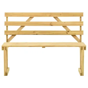 Bancă Grădină Lemn Pin 120 cm - Comandă cu Livrare Gratuită 2