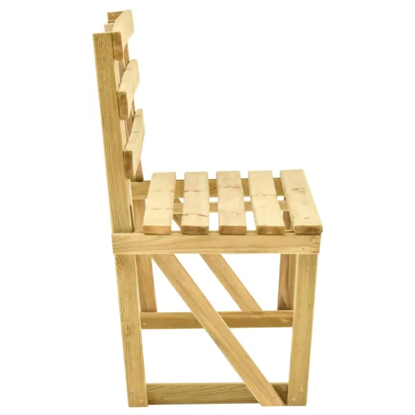 Bancă Grădină Lemn Pin 120 cm - Comandă cu Livrare Gratuită