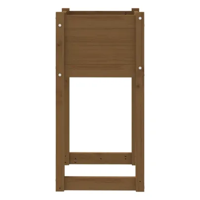 Jardinieră Lemn Masiv Pin - Set 2 Bucăți - Decorațiuni Grădină