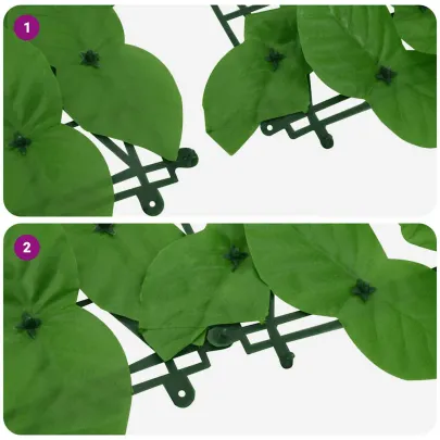 Paravan Balcon Frunze Verzi 600x100 cm | Livrare Gratuită