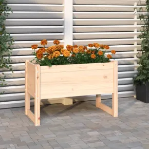 Jardinieră Lemn Masiv de Pin - 78x40x52 cm | Livrare Gratuită