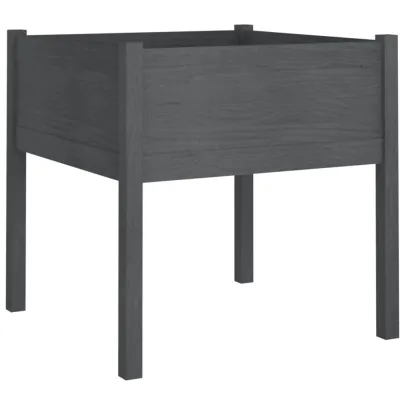 Jardiniere Grădină Lemn Masiv Pin - 2 bucăți - 70x70x70 cm