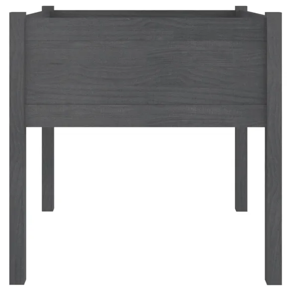 Jardiniere Grădină Lemn Masiv Pin - 2 bucăți - 70x70x70 cm