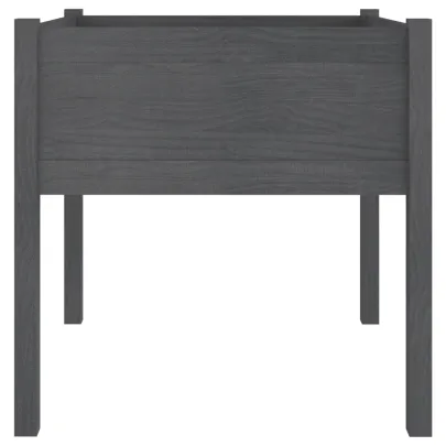 Jardiniere Grădină Lemn Masiv Pin - 2 bucăți - 70x70x70 cm