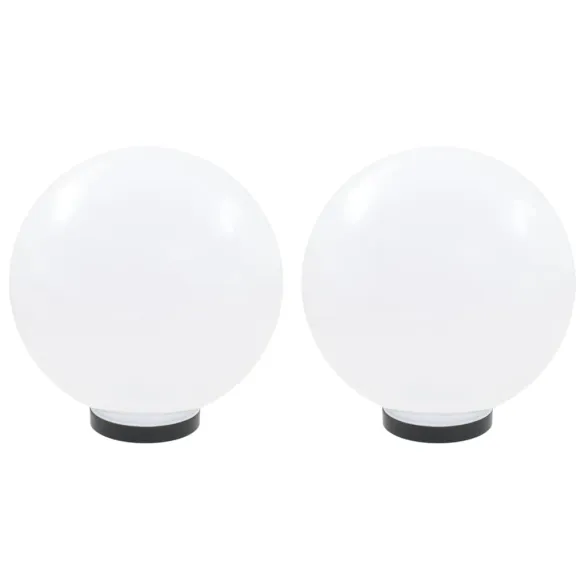 Lămpi Bol LED Sferice pentru Grădină - 2 bucăți