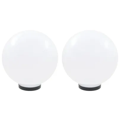 Lămpi Bol LED Sferice pentru Grădină - 2 bucăți