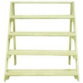 Suport Plante Lemn Pin 5 Niveluri - 80x80x80 cm 2