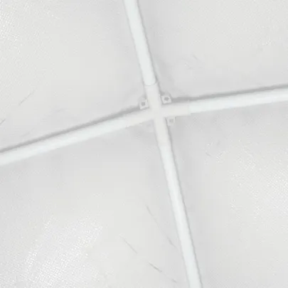 Cort de Petrecere Alb 2x2m - Rezistent la UV și Apă