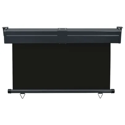 Copertină Laterală Balcon Negru 125x250 cm | Livrare Gratuită