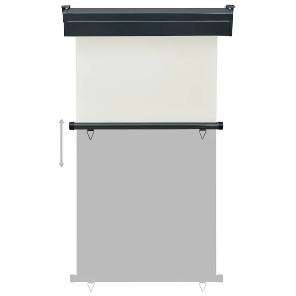 Copertină Laterală Balcon Crem | 100x250 cm | Livrare Gratuită