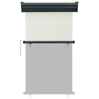 Copertină Laterală Balcon Crem | 100x250 cm | Livrare Gratuită