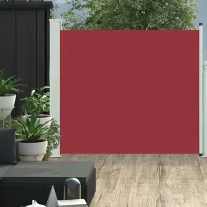 Copertină Laterală Retractabilă Roșie - 100x300 cm