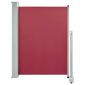 Copertină Laterală Retractabilă Terasă - Roșu - 100x300 cm 2