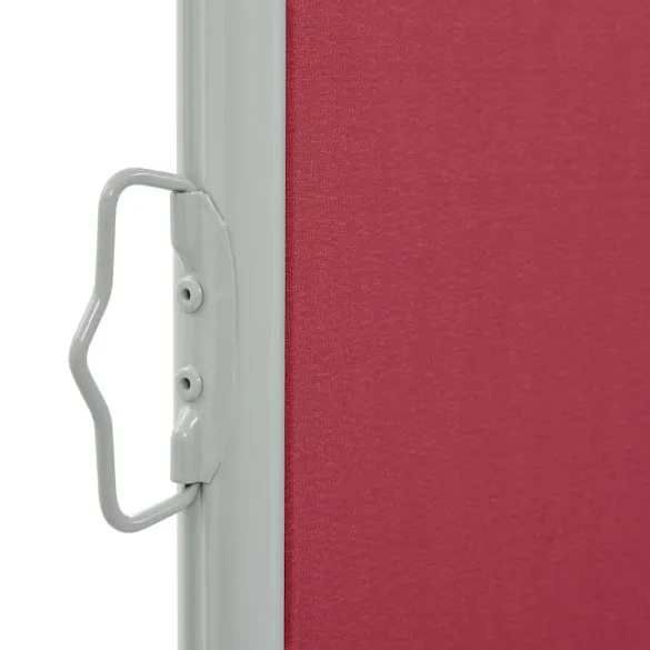 Copertină Laterală Retractabilă Terasă - Roșu - 100x300 cm