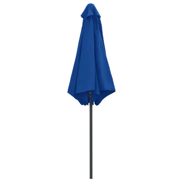 Umbrelă Soare Grădină Aluminiu Albastru Azur 270x246cm
